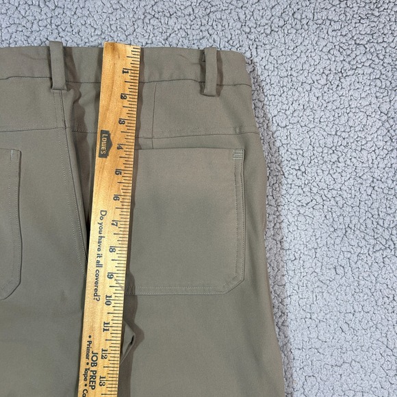 Lululemon Pants Mens 32 Brown ABC Slim Fit Chino Casual Athleisure Outdoor - Picture 7 of 8